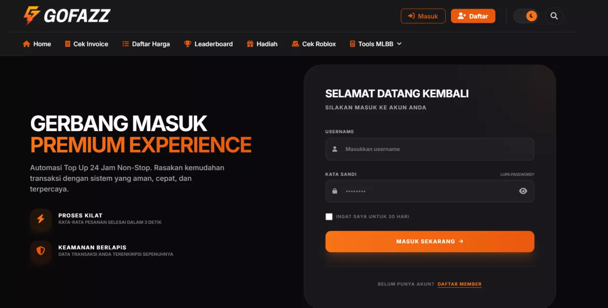 Buat Website Top Up Games Tanpa Deposit
