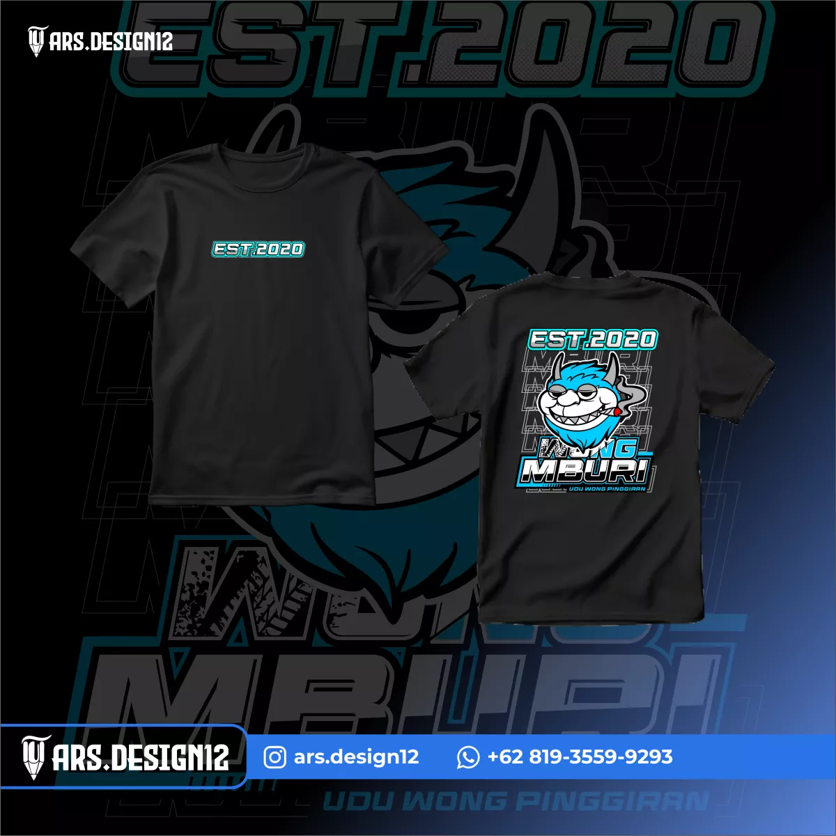 Menjual Jasa Desain Mock Up Kaos 