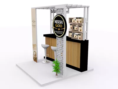 Create an outstanding and unique booth / kiosk / pushcart design