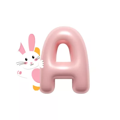 Logo A bunny lucu