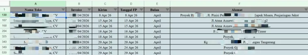 Data Entry Menggunakan Google Spreadsheet